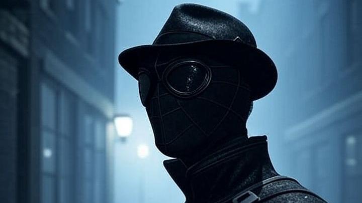 Superman in Spider-Man Noir, wie sich ihn die KI Grok vorstellt.