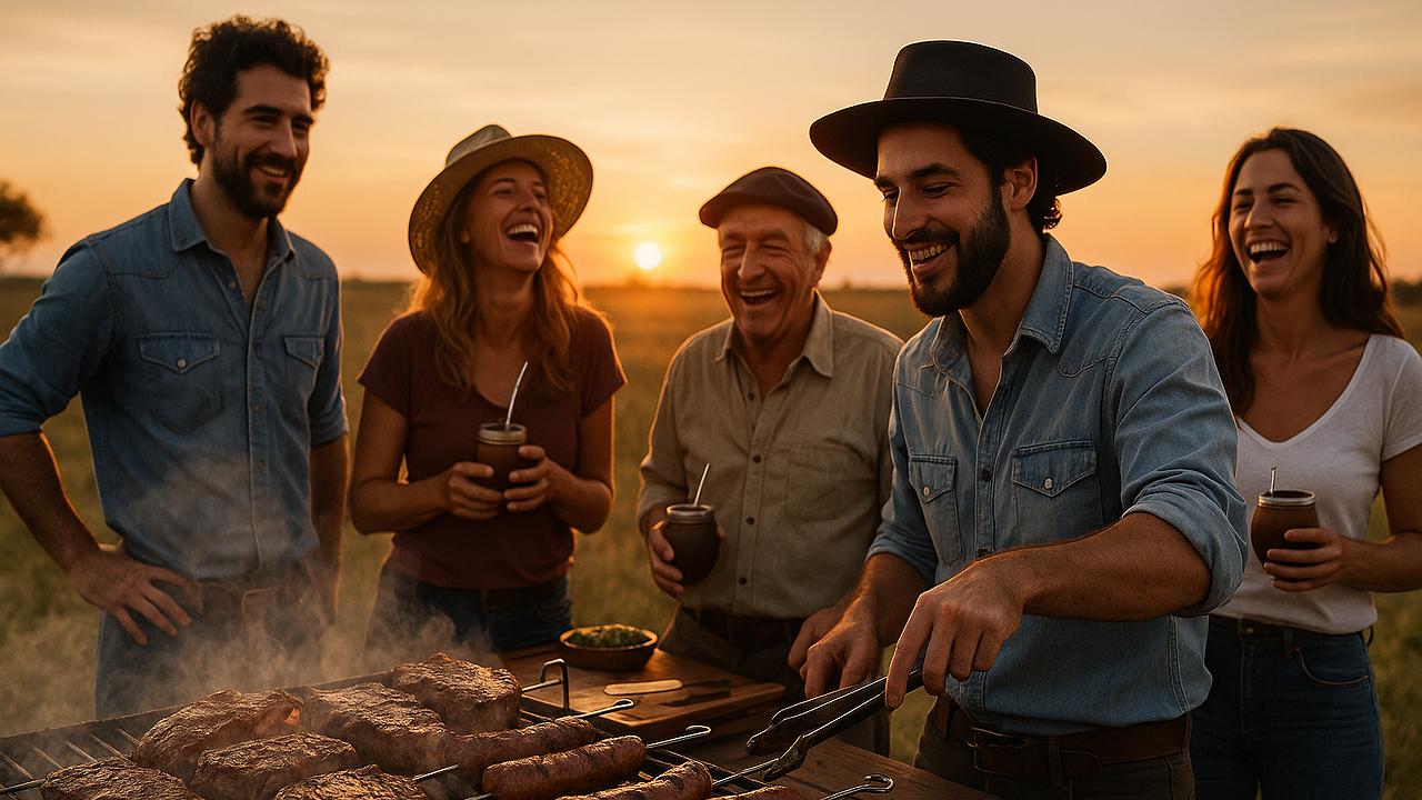 Asado in der Pampa – Freiheit, Feuer, Freunde.