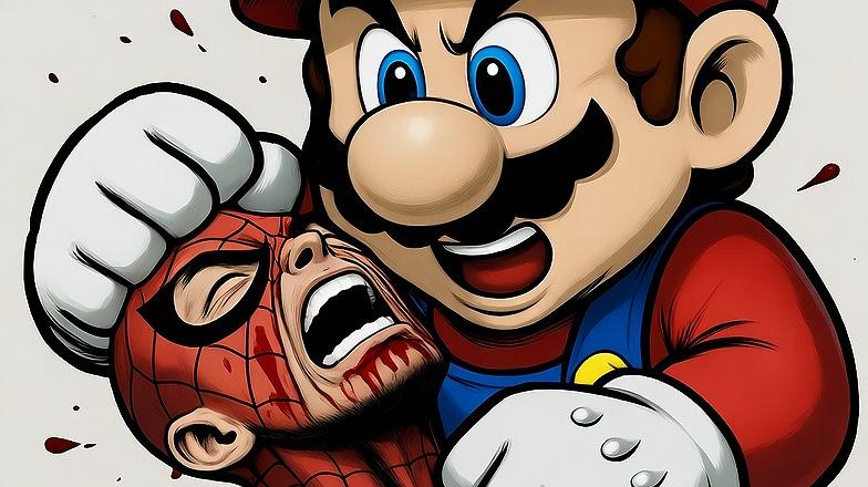 Super Mario Spider-Man