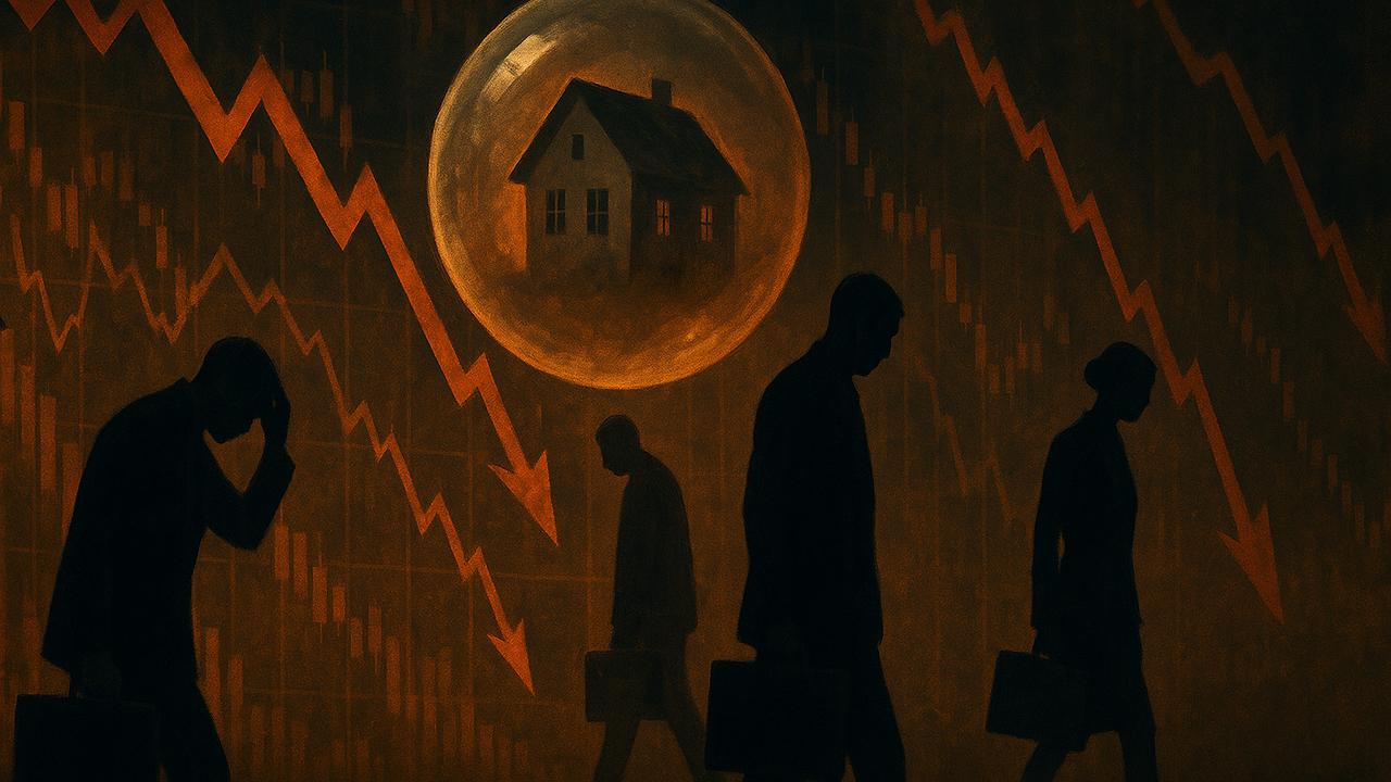 Immobilienblase 2007/2008: fallenden Börsenkursen waren die Folge