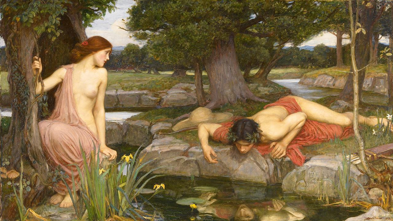 John William Waterhouse - Echo and Narcissus - Google Art Project