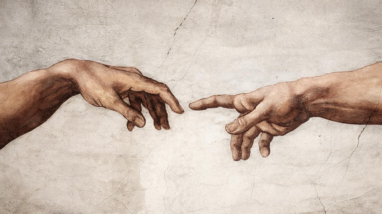 Michelangelo: The creation of Adam