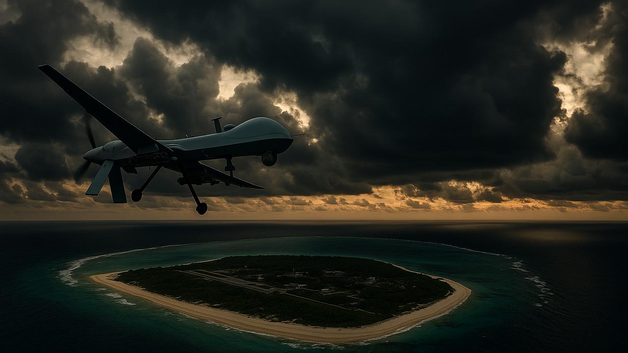 Taiwan: Militärdrohne im Luftraum (KI-Bild)