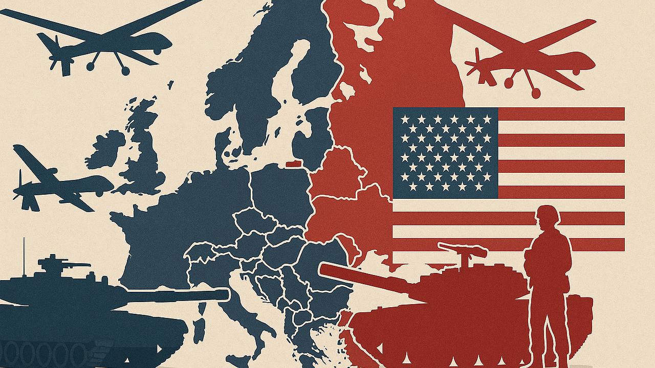 Verteidigung: Europas Abhängigkeit von den USA (Fiktive Karte)