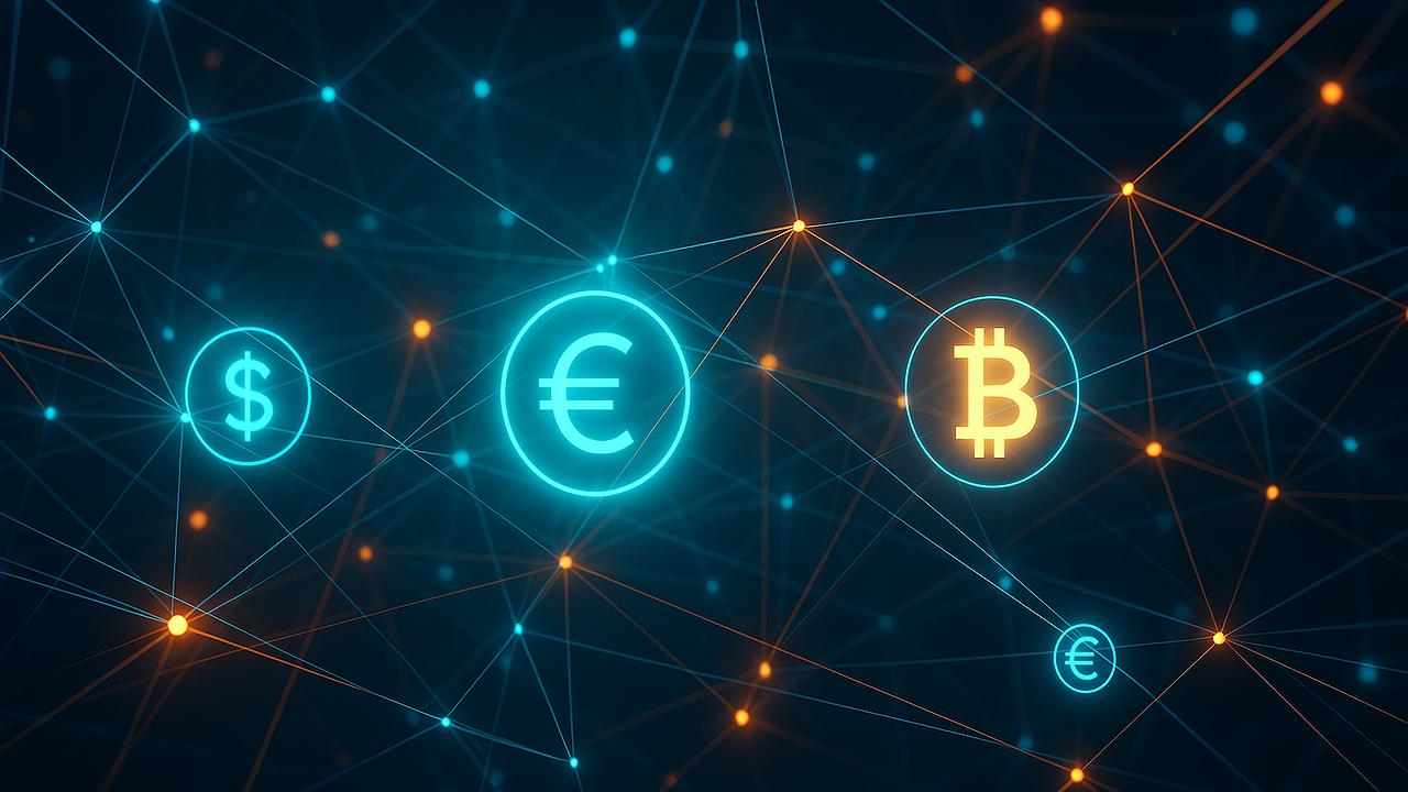 Finanzwelt: Digital verknüpfte Währungen und Netzwerke