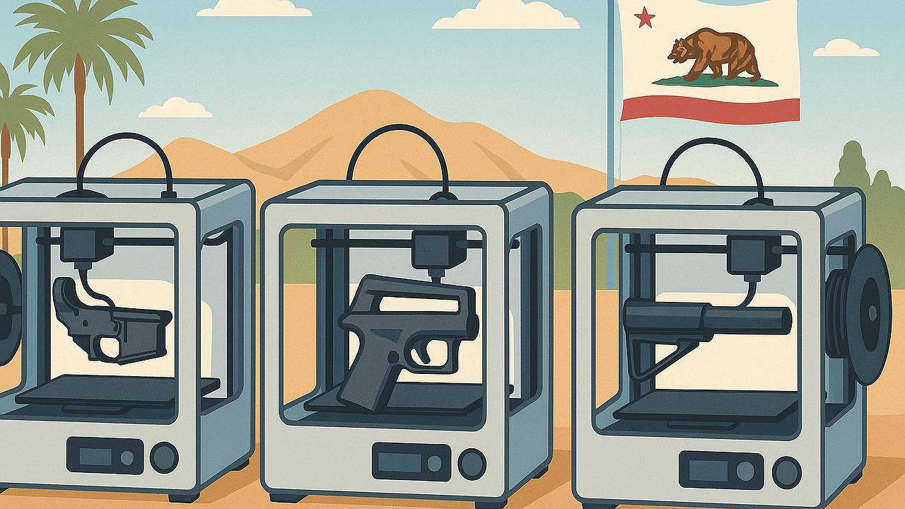 Waffenrecht: 3D-Druck von Schusswaffen in Kalifornien