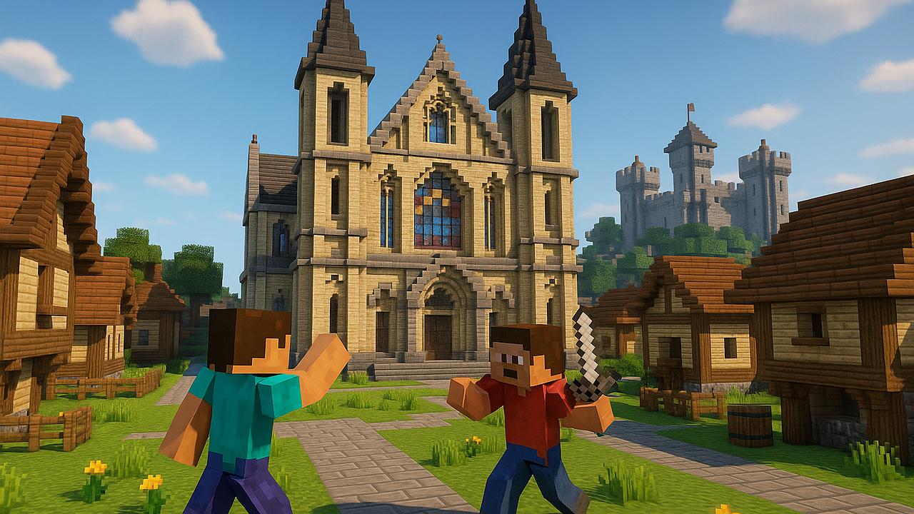 Minecraft: Bau und Konflikt in der virtuellen Welt