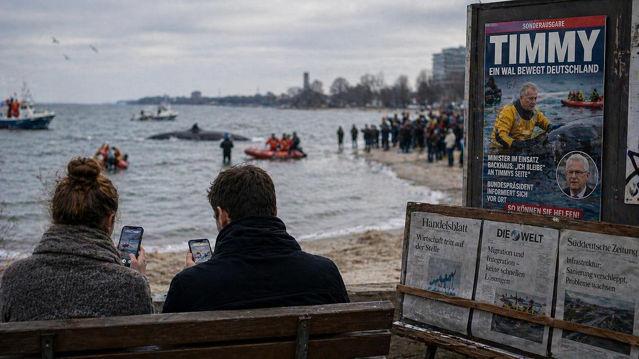 Ein Wal bekommt die Schlagzeilen, der Rest verschwindet im Hintergrund