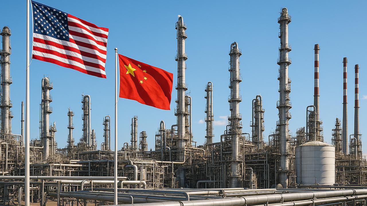 Energieimport: Symbol für Chinas steigenden US-Ethan-Import