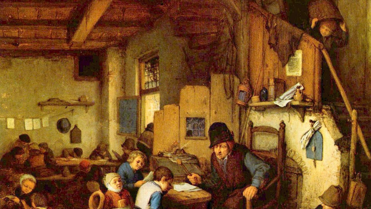 Adriaen van Ostade: Schulstube (1662)