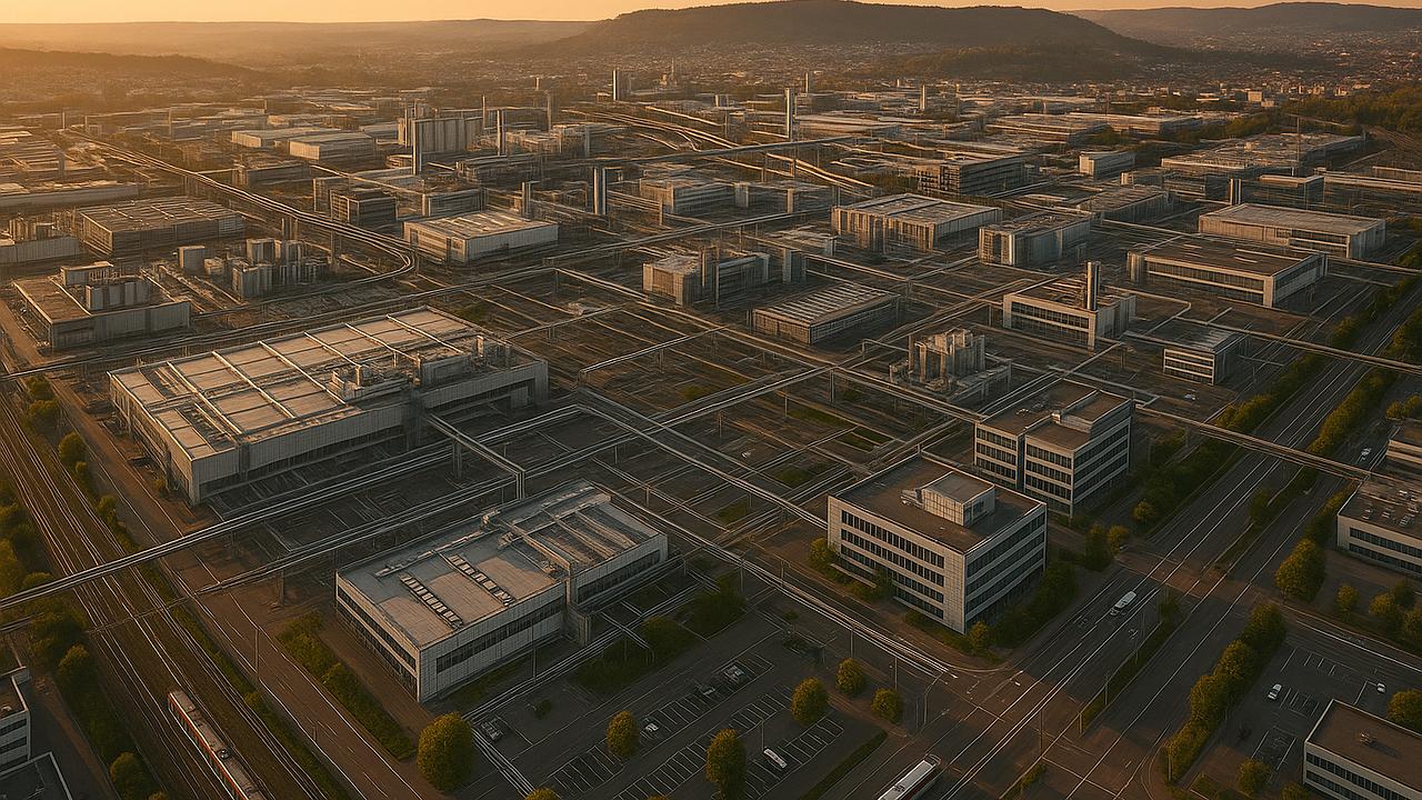 Mittelstand: Industriebetriebe im Norden Stuttgarts (KI-generiert)