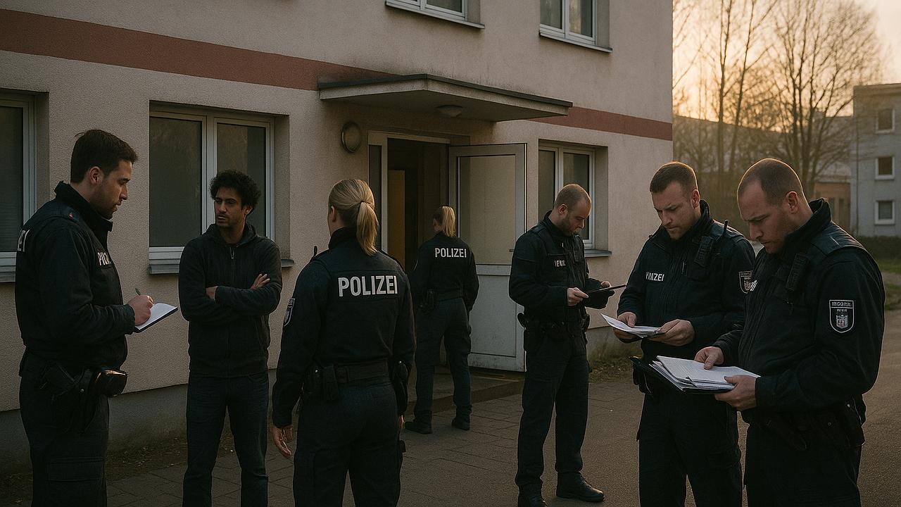 Asylunterkunft: Razzia und Kontrollen in Hamburg-Winterhude