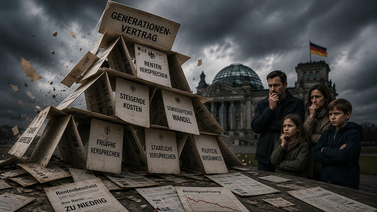 Das größte Risiko für die Rente ist nicht die Zukunft. Es ist die Illusion, dass dieses Kartenhaus ewig stehen kann.