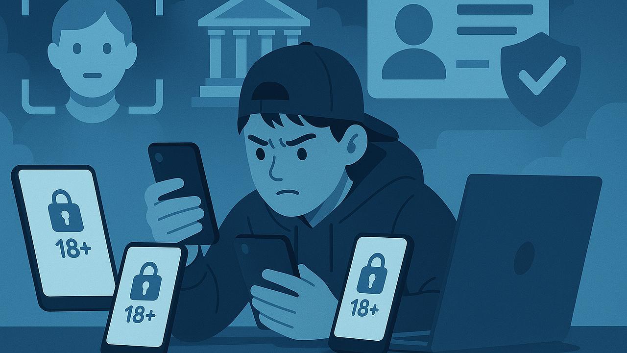Digitale Kontrolle: Jugendliche umgehen Altersprüfungen