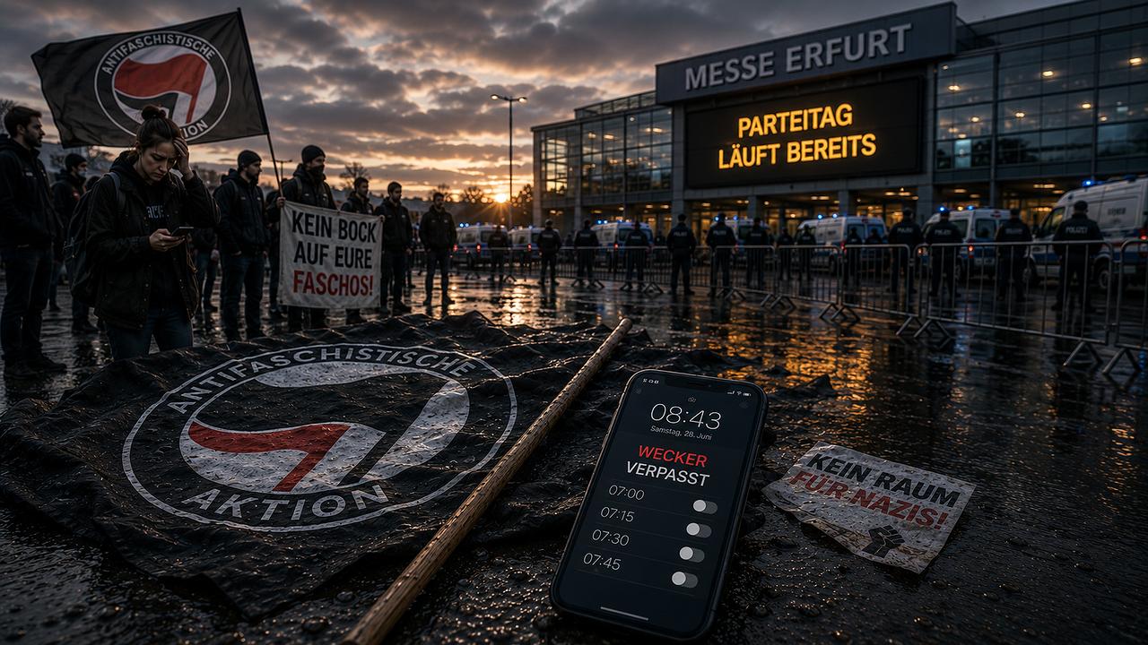 Wer zu spät kommt, den bestraft das Leben. Oder die AfD.