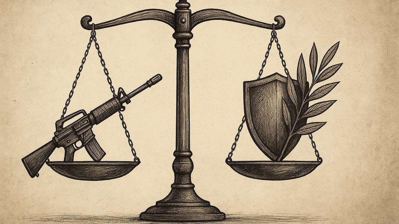 Ethik: Waage zwischen Gewalt und Schutz