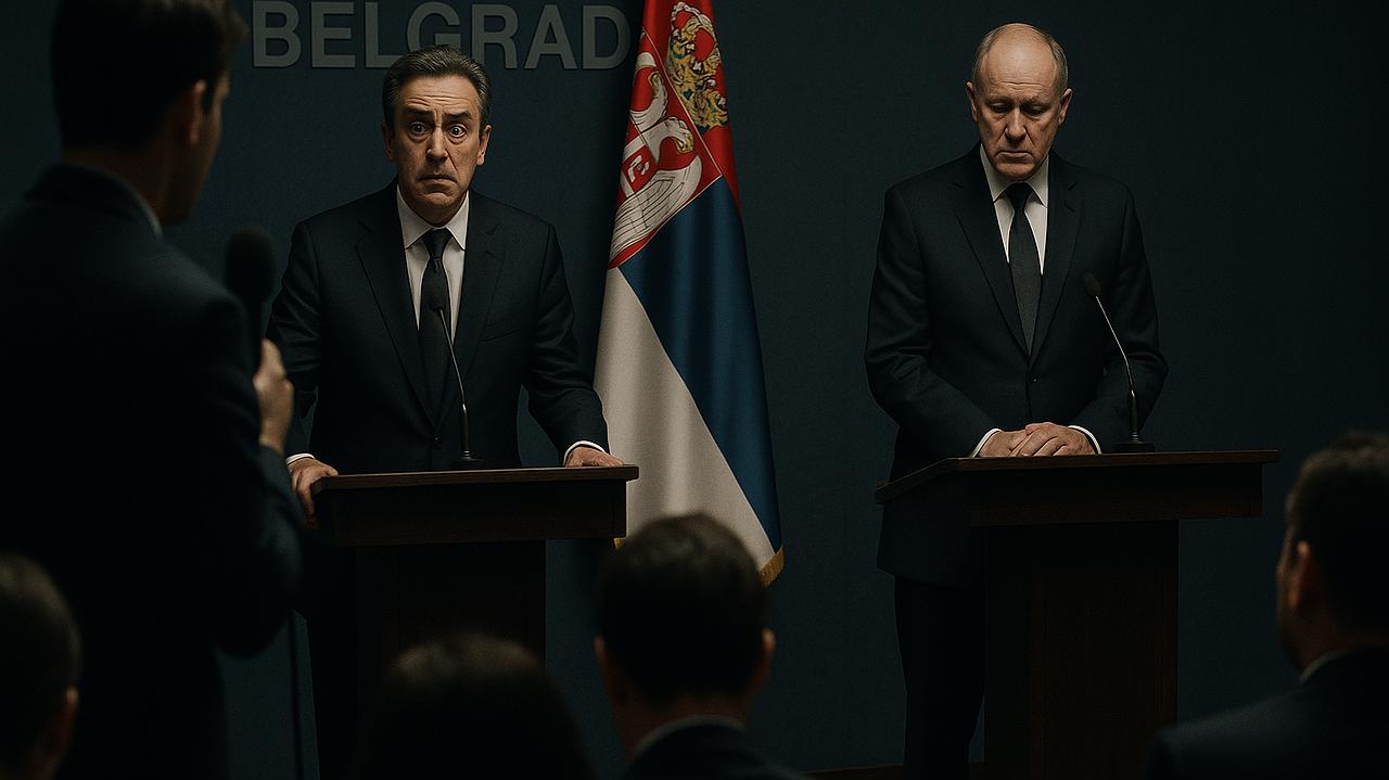 Belgrad: Vucic reagiert entsetzt (KI-generiert)