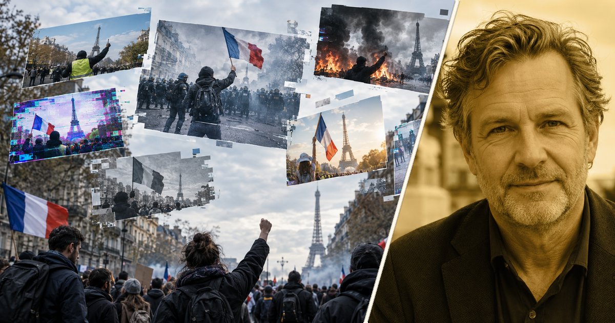 Proteste in Frankreich: KI-generierte Videos und alte Bilder