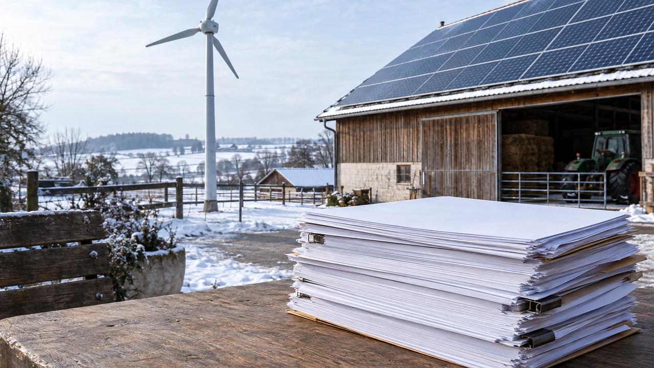 Kleinwindkraft: Eigener Strom vom Hof trifft auf Genehmigungshürden.