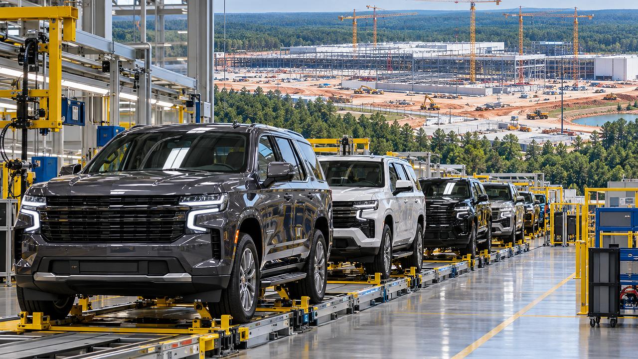Standortwahl: Symbolbild einer Autofabrik im amerikanischen Süden.