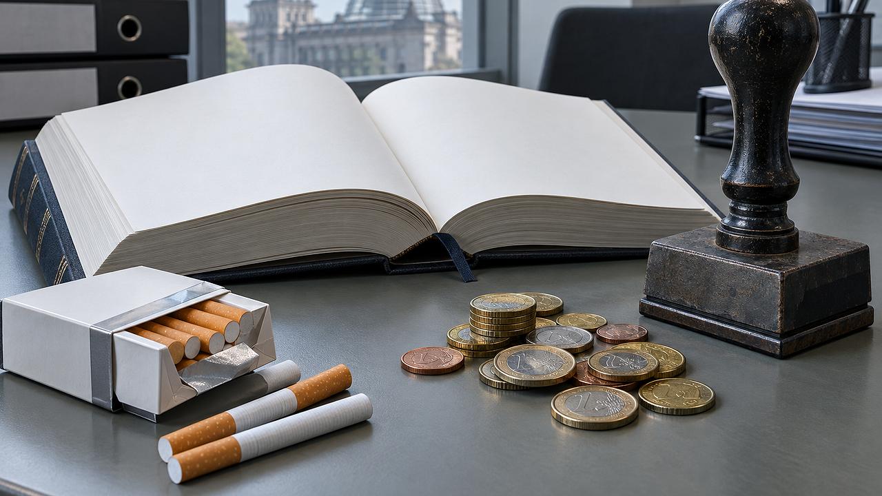 Tabaksteuer: Ein falsches Datum soll nachträglich korrigiert werden.
