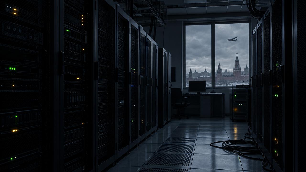 Digitale Infrastruktur: Symbolbild zur Verletzlichkeit ziviler Rechenzentren im Krieg.