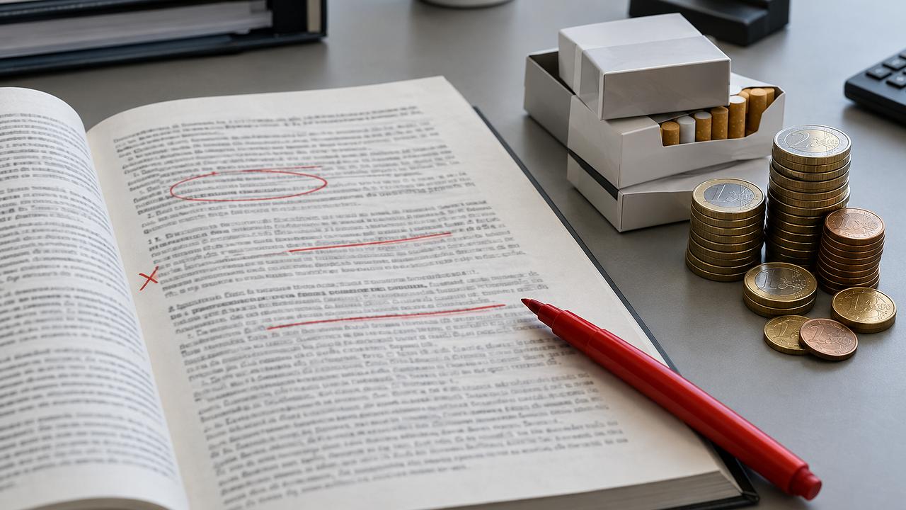 Tabaksteuer: Ein Formulierungsfehler sorgt für Unsicherheit über den Beginn der höheren Belastung.